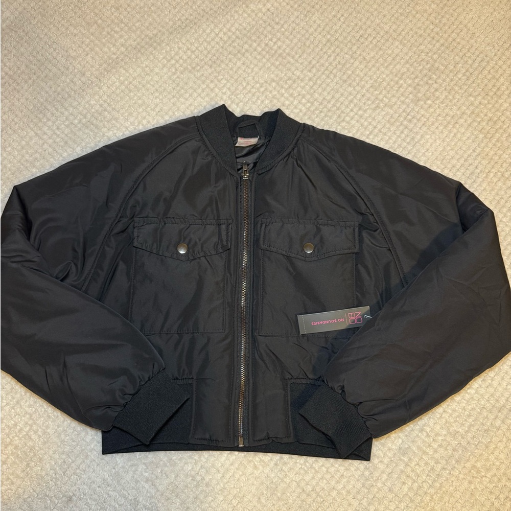 No Boundaries Black Puffer Jacket
